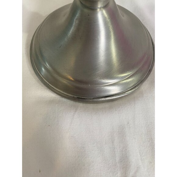 Web Pewter weighted candlestick holders set of 2 - Picture 2 of 7